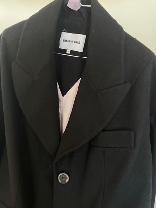Abrigo negro Bimba y Lola - Talla S
