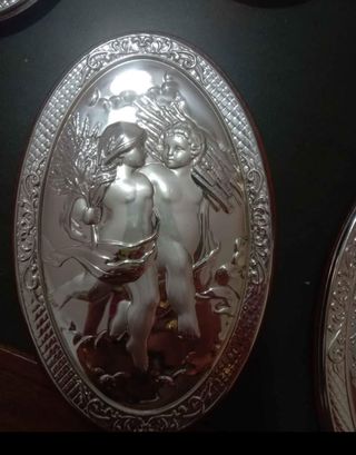 Icone argento putti