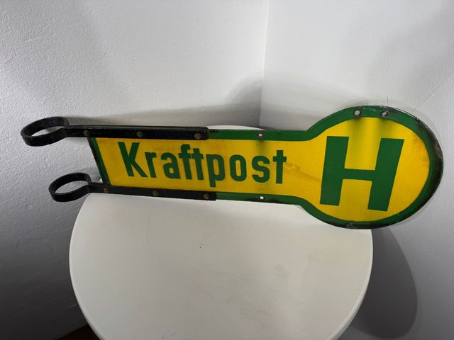 Insegna Kraftpost vintage