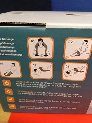 Massaggiatore collo e schiena con calore