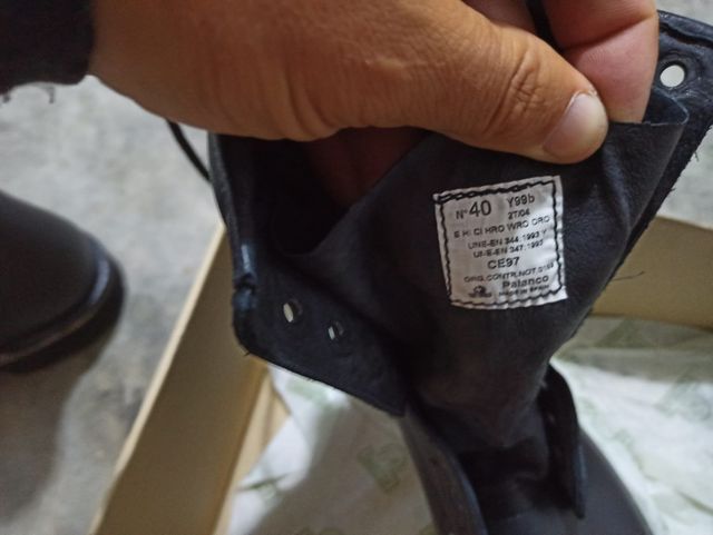 Stivali Palanco Pelle Nere nº40