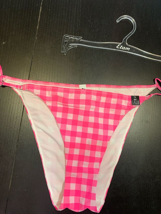Slip Bikini Etam rosa tg L (40)