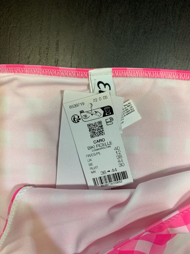 Slip Bikini Etam rosa tg L (40)