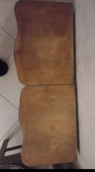 Coppia comodini legno anni '50