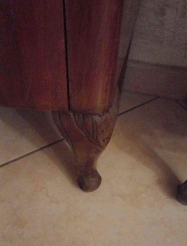 Coppia comodini legno anni '50