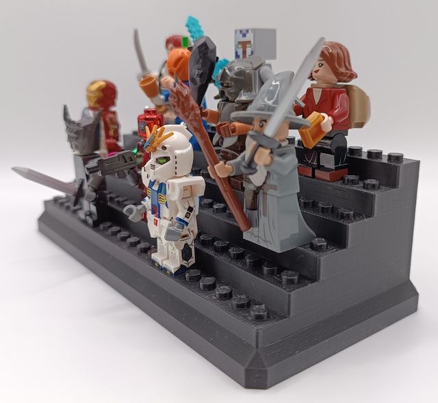 Base Espositore Compatibile LEGO Supporto Stand