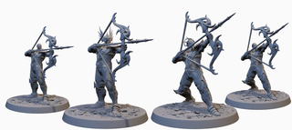 Miniature Arciere/Ranger in resina (D&D)