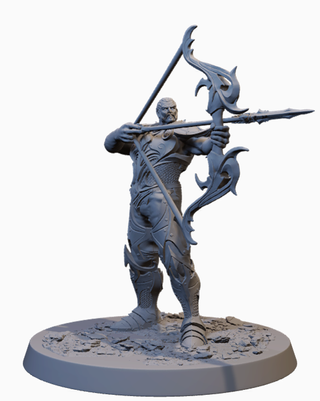 Miniature Arciere/Ranger in resina (D&D)