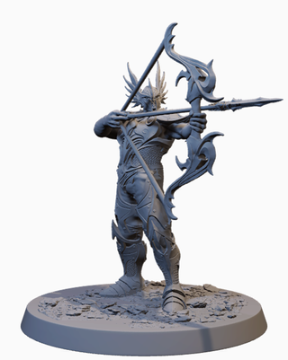 Miniature Arciere/Ranger in resina (D&D)