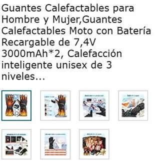 Guantes térmicos - Calefacción eléctrica