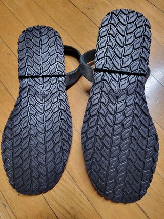 Avarcas Menorca negras c/plata 39