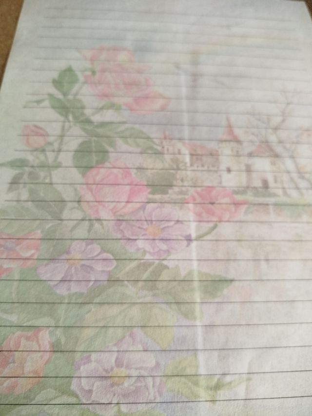 Carta profumata con busta