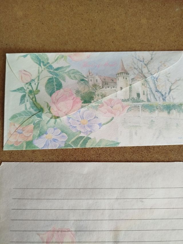 Carta profumata con busta