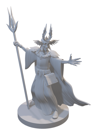 Miniatura Lich in resina (D&D)