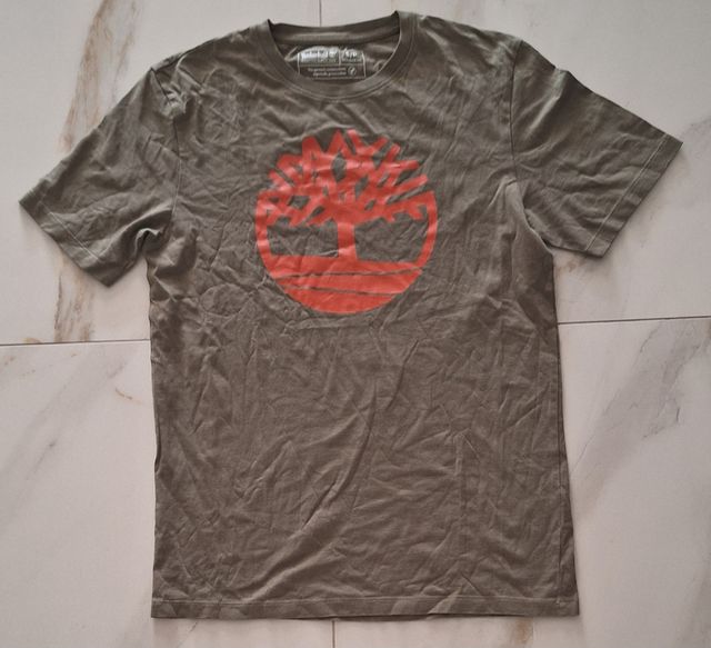 Maglietta Timberland Uomo Verde Oliva Tg.S