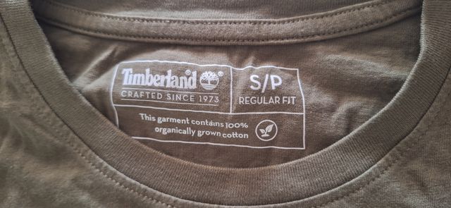 Maglietta Timberland Uomo Verde Oliva Tg.S