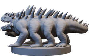 Miniatura Basilisco in resina (D&D)