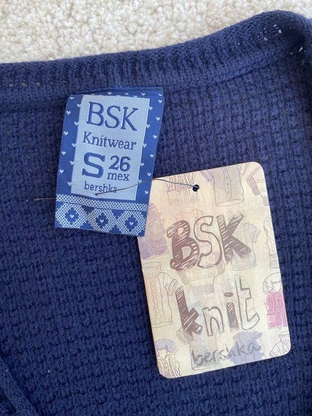 Jersey Bershka blu taglia S - nuovo
