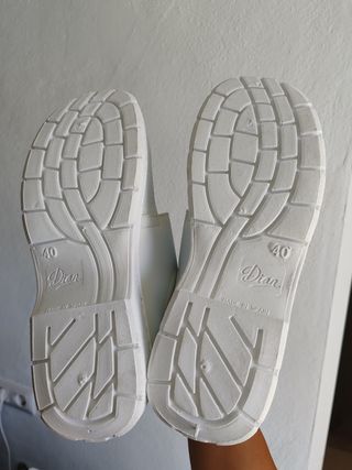 Zuecos Dian blancos - Talla 40