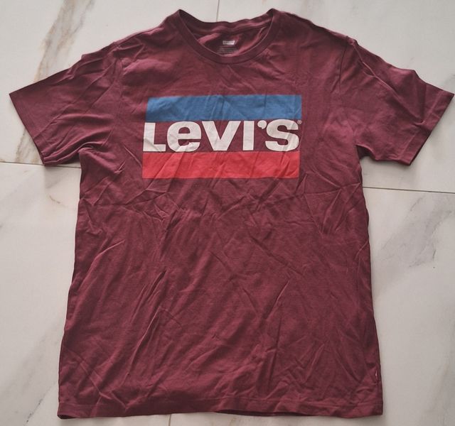 Maglietta Levi's Uomo Rosso Tg.S