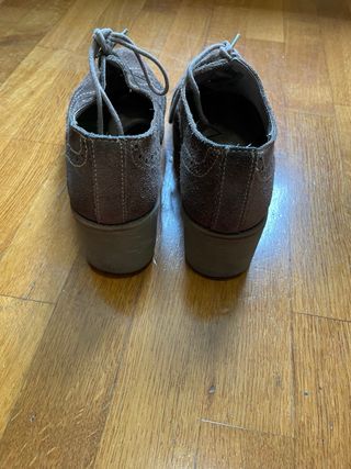 Zapatos Oxford Marrón de ante