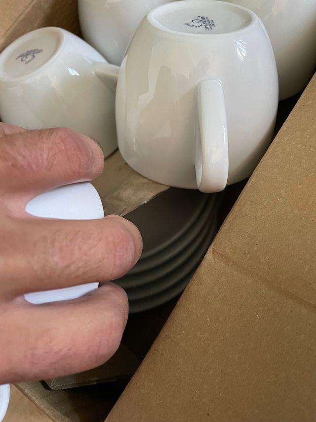 Juego tazas café Cup & Saucer y Ronnefeldt