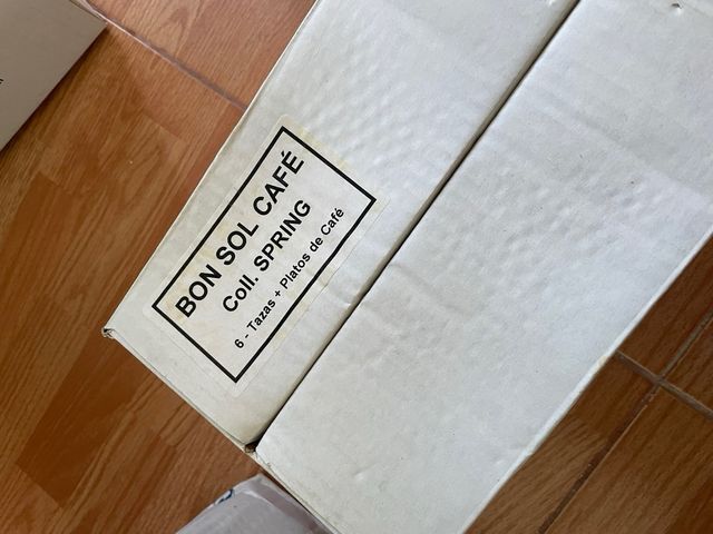 Juego tazas café Cup & Saucer y Ronnefeldt