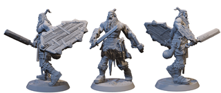 Miniatura Orchi (spada) in resina (D&D)