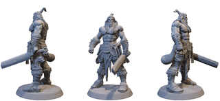 Miniatura Orchi (spada) in resina (D&D)