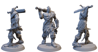 Miniatura Orchi (spada) in resina (D&D)