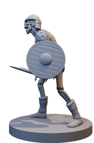 Miniatura Scheletro in resina (D&D)