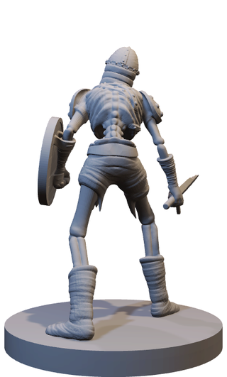 Miniatura Scheletro in resina (D&D)
