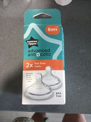 2 Tetinas Tommee Tippee Anticólicos