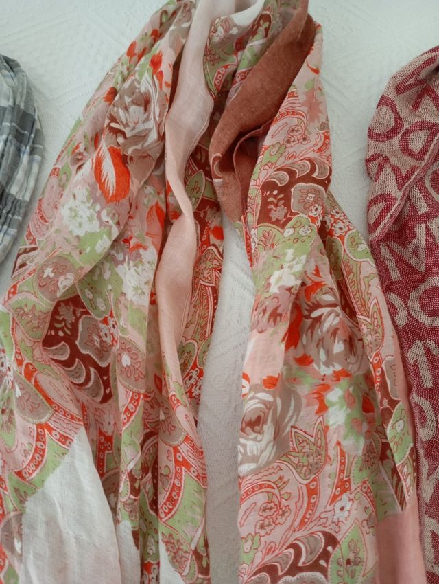 3 Pañuelos Largos Multicolor