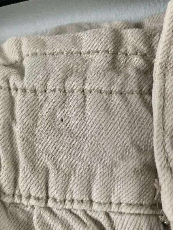 Vaqueros Pull&Bear beige, tiro alto, talla M