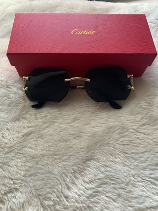 Gafas Cartier - Doradas Negras
