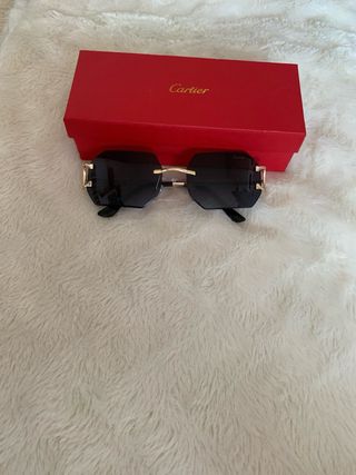 Gafas Cartier - Doradas Negras