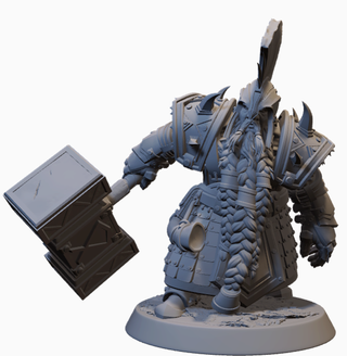 Miniatura Nano Guerriero in resina (D&D)