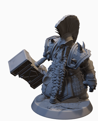 Miniatura Nano Guerriero in resina (D&D)