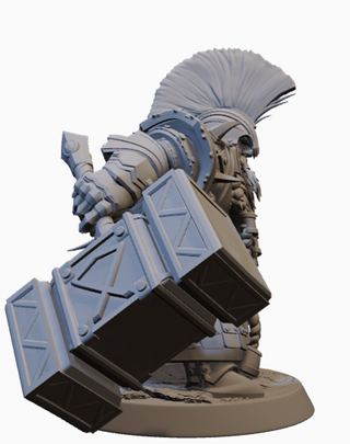 Miniatura Nano Guerriero in resina (D&D)