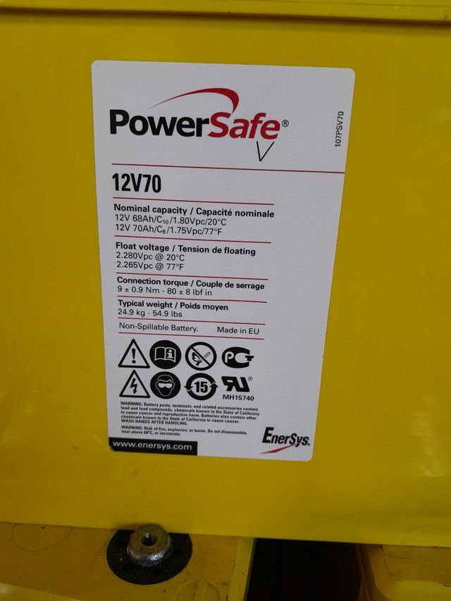 Baterias solares 12 V 70 Ah