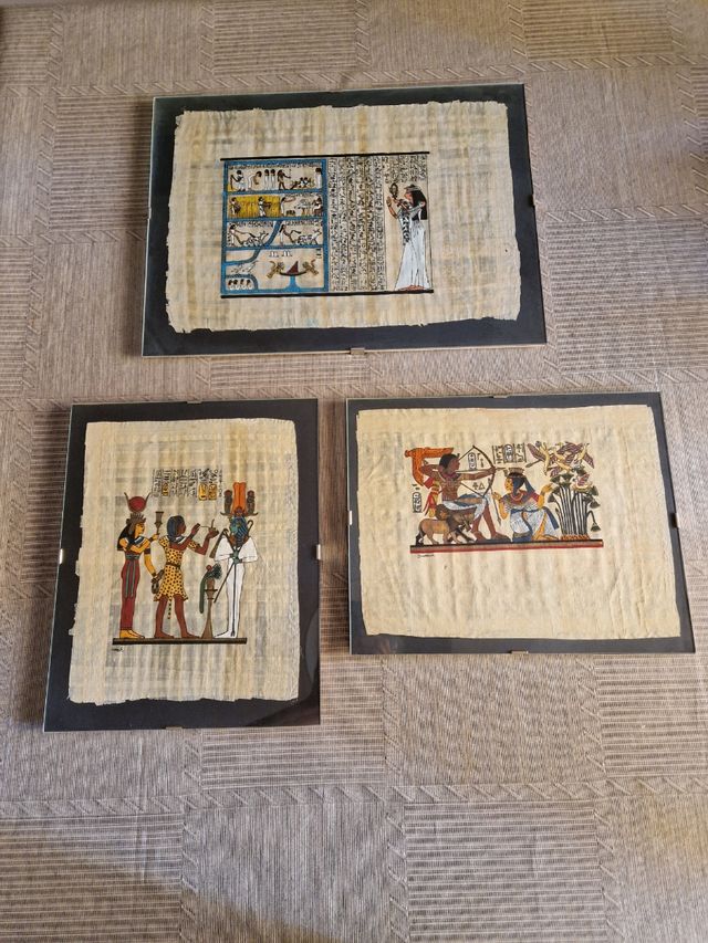 3 Quadri Papiri Egizi