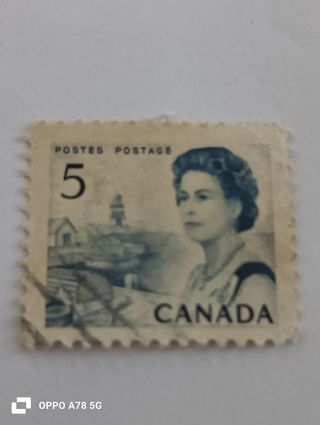 Selos antigos - Espanha e Canadá