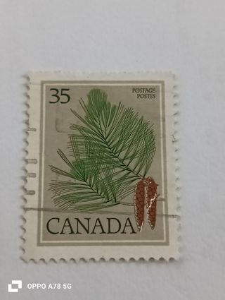 Selos antigos - Espanha e Canadá