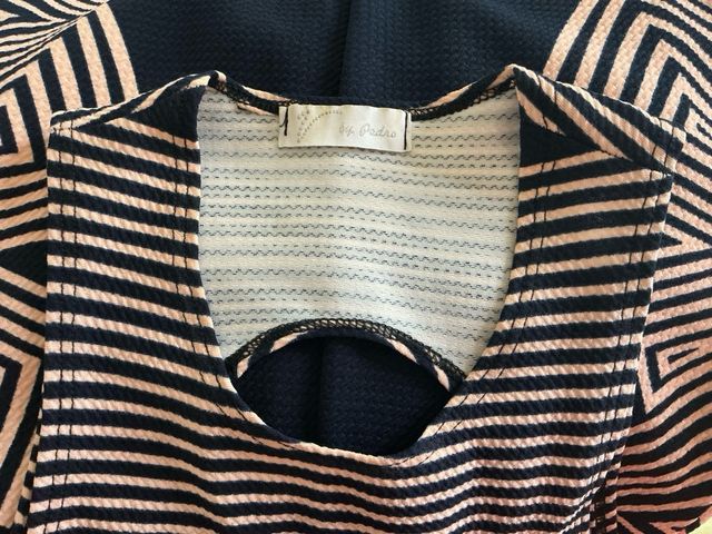 Vestido mini Víctor Ibiza Estampado geométrico