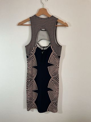 Vestido mini Víctor Ibiza Estampado geométrico 