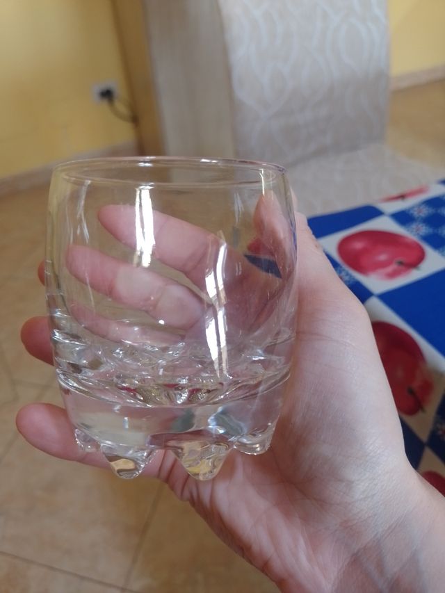 6 bicchieri liquore vintage