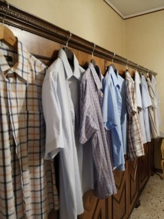 Stock camicie Uomo Manica Corta
