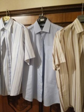 Stock camicie Uomo Manica Corta