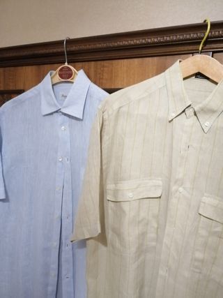 Stock camicie Uomo Manica Corta